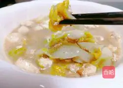 Illustration of how to cook baby cabbage with tofu 8