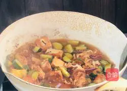 Illustration of how to make cucumber-roasted tofu 11