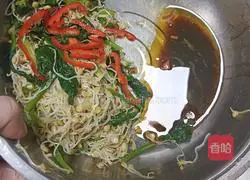 Illustration of how to make cold lentil sprouts 2