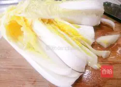 Illustration of how to cook tofu with baby cabbage 1
