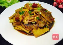 Illustration of braised bamboo shoots in oil 11