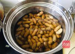 Illustration of how to make braised peanuts 3