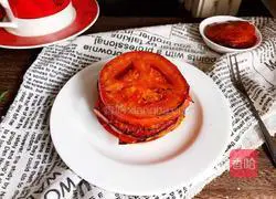 Illustration of home-style fried tomatoes 10