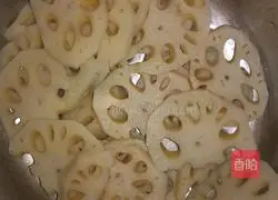 Illustration of how to make sweet and sour lotus root slices 4