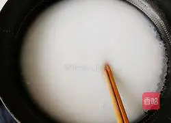 Illustration of how to make homemade jelly (bean powder) 5