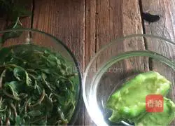 Illustration of how to make purslane and bitter melon mound 3