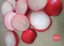 Illustration of how to make cold cherry radish 2