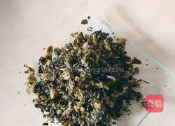 Illustration of how to make pickled cabbage vermicelli 1