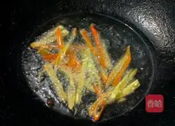 Illustration of how to make sesame spinach 3