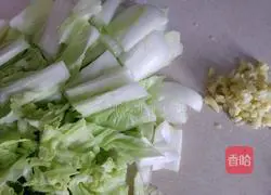 Illustration of how to make garlic sprouts 2