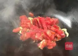 Illustration of how to make tomato-fried lettuce 9
