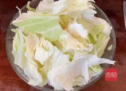 Hand Illustration of how to tear cabbage 2