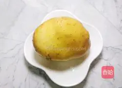 Illustration of how to make potato fork 1