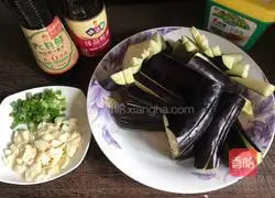 Illustration of how to make sauce-flavored eggplant 2