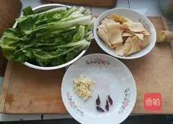 Stir-fried Chinese cabbage with bean tendons Illustration of how to do it 1