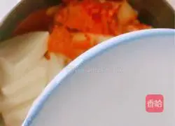 Illustration of how to stew Korean spicy cabbage 7