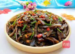 Illustration of how to make spicy and sour kelp head 17