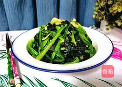 Illustration of how to make stir-fried spinach 8