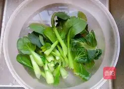 Illustration of how to mix green vegetables 2