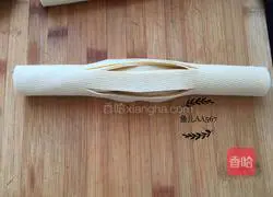 Illustration of how to make dry tofu rolls 3