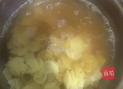 Illustration of how to make vinegar potato slices 1