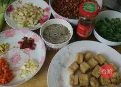 Illustration of how to make Kung Pao Tofu 6