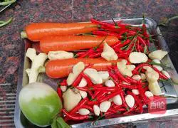 Illustration of soaking sour beans 2