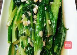 Illustration of how to make lettuce leaves in oyster sauce 8