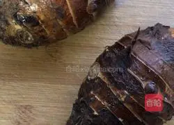 Illustration of how to make scallion oil and taro 2