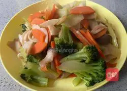 Illustration of how to make stir-fried vegetables 5