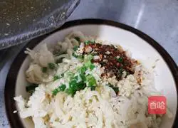 Illustration of how to make potato fork 10