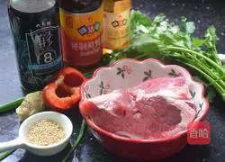 How to make beef mixed with coriander Illustration 1