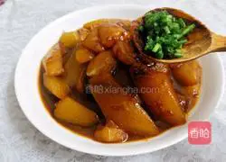 Illustration of how to make red braised cucumber 14