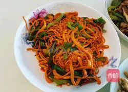 Illustration of how to make fried Cordyceps flowers 5