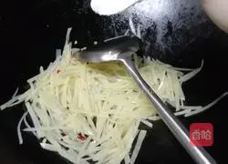 Vinegar potatoes Illustration of how to make silk 6