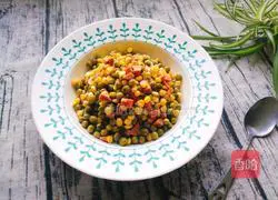 Jinyumantang (fried peas and corn) recipe 12
