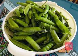 Illustration of how to make white water pea pods 5