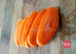 Illustration of how to make fried carrots with enoki mushrooms 2