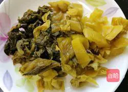 Illustration of how to make sauerkraut and konjac 2