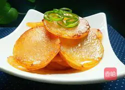 Illustration of how to make pan-fried potato slices 6