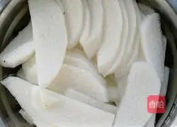 Illustration of how to make fungus and yam 1