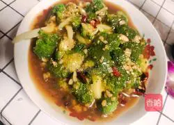 Illustration of how to make garlic broccoli 16