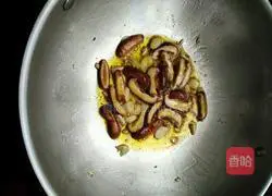 Illustration of how to stir-fry mushrooms and vegetables 5