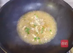 Illustration of how to make egg tofu 10