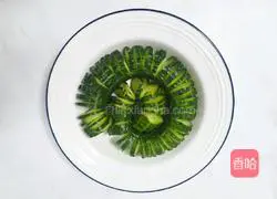 Illustration of how to make coir raincoat cucumber 4