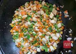 Illustration of how to make colorful yam grains 6