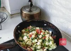 Illustration of how to make eggplant and tomatoes 7