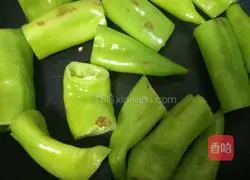 Tiger skin green pepper recipe 1