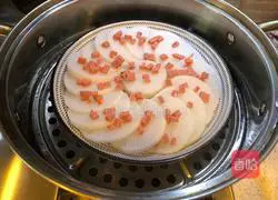 Illustration of how to make steamed white radish 6