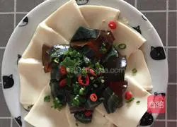 Illustration of how to make preserved egg tofu 4